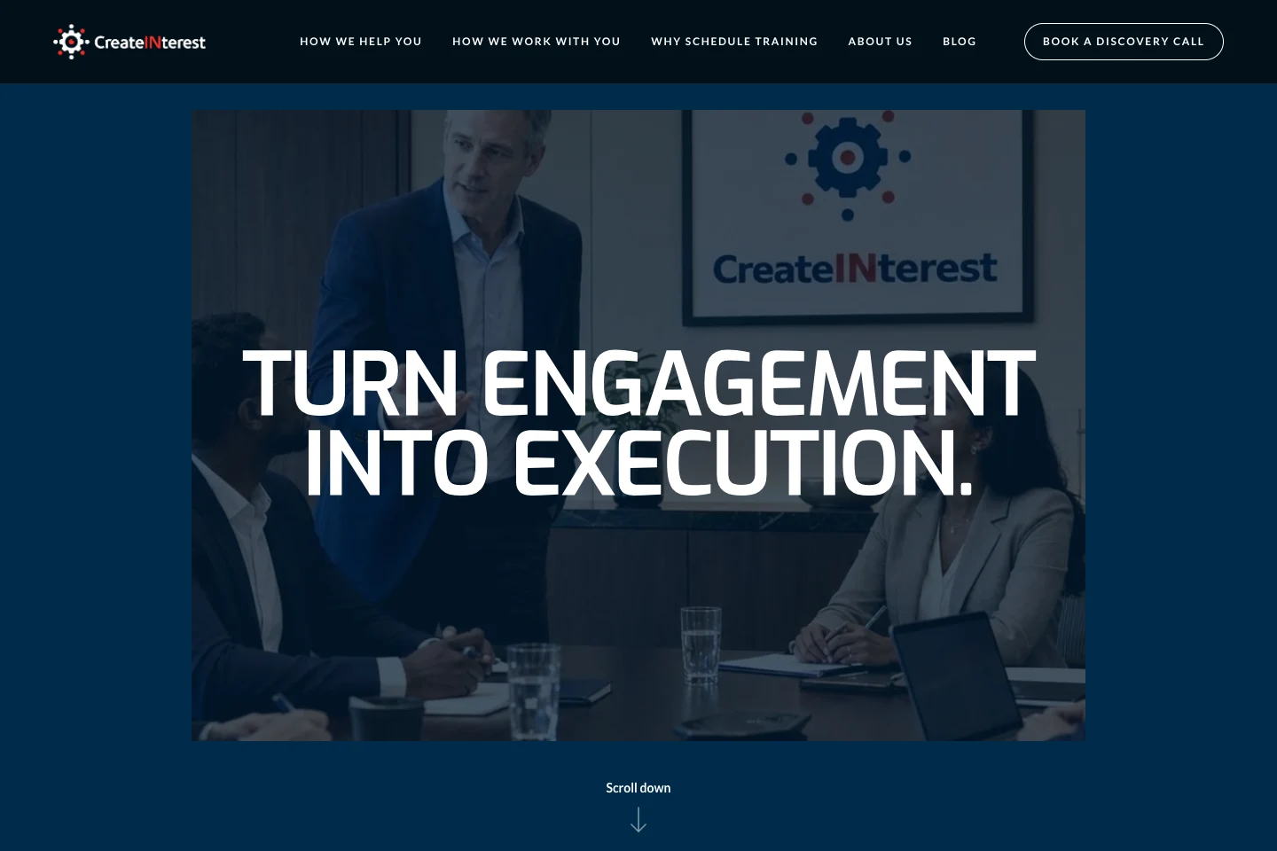 CreateInterest website capture: original page layout and content.